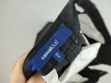 spódnico spodnie czarne: Spodnie materiałowe damskie, rozmiar M — 4