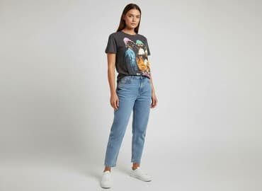 t shirty im dead inside: Sinsay, T-shirt damski, rozmiar M — 1