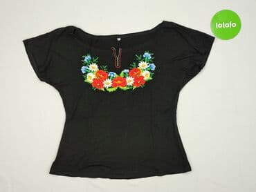 hiszpanki bluzki czarne: T-shirt damski, rozmiar S — 2