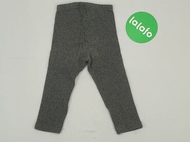 spodnie woskowane czarne: Leggings, 3-6 months, condition - Very good — 3
