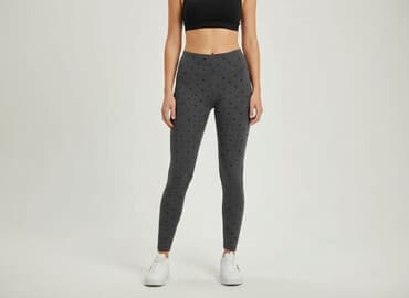 pomarańczowe rajstopy dla dzieci: Legginsy Sportowe damskie, rozmiar S — 1