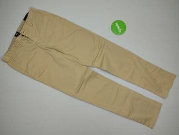 białe lniane spodnie zara: H&M, Chinosy dla mężczyzn, rozmiar M — 2