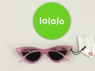 fuksjowe dodatki do sukienki: Glasses, Sunglasses, Cat eyes design, condition - Perfect — 3