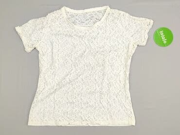koronkowe bluzki z krótkim rekawem: Bluzka damska, rozmiar S — 2