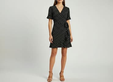 sukienki w grochy dla puszystych: Сукня жіноча, розмір S — 1