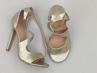 biale sandaly na platformie: Sandały damskie, rozmiar 36 — 1