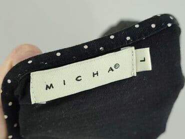 czarne bluzki w biale grochy: Bluzka damska, L — 5