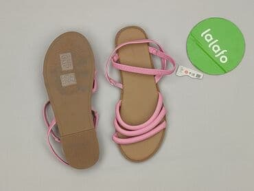 klapki damskie z profilowaną wkładką: Sandały damskie, rozmiar 35 — 4