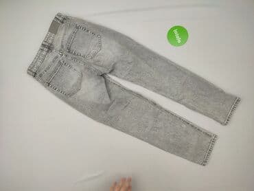 jeansy z asymetrycznym zapieciem: PULL&BEAR, Jeansy damskie, rozmiar XS — 3