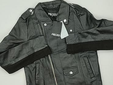 ramoneska new look: Pieces, Women`s leather jacket, size XS — 1