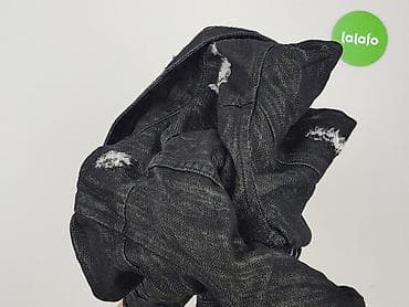 napy do kurtki: Boohoo, Kurtka jeansowa damska, rozmiar L — 6