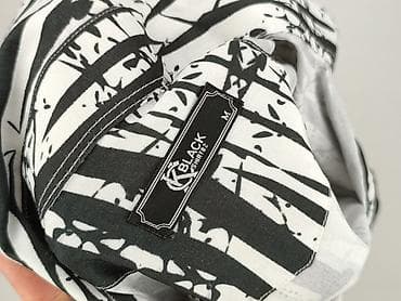 trawisy czarne: Black, Koszulа dla mężczyzn, rozmiar M — 4