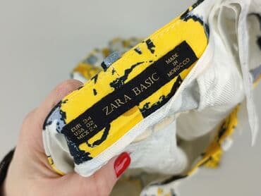 Spodnie: Zara, Spodnie materiałowe damskie, XS — 4