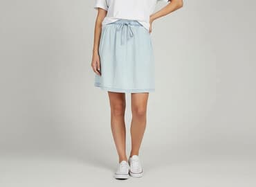 spódniczka alex biało niebieska: Janina, Spódnica damska, rozmiar M — 6