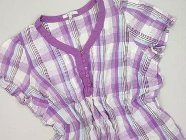 liliowa bluza damska: XLNT, Bluzka damska, rozmiar L — 1