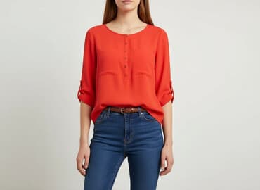 buty zimowe stradivarius: Stradivarius, Bluzka damska, rozmiar L — 7