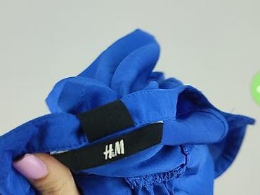 niebieska bluza h: H&M, Bluzka damska, rozmiar S — 5