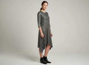 sukienka w pepitkę mohito: Sukienka damska, rozmiar S — 6