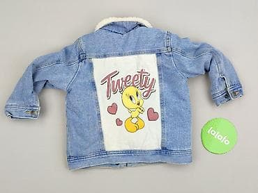 tanie cargo: Dziecięca kurtka jeansowa, 2-3 lat, 92-98 cm, stan - Idealny — 3