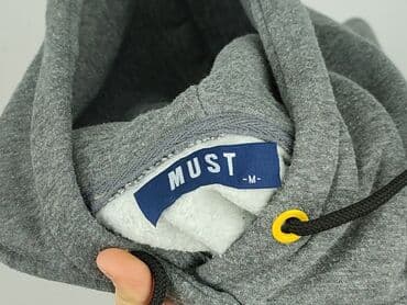 sweter w paski h: Bluza z kapturem dla mężczyzn, M — 5