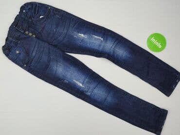 sukienka asymetryczna elegancka: Spodnie jeansowe, 11 lat, 146, stan - Idealny — 2