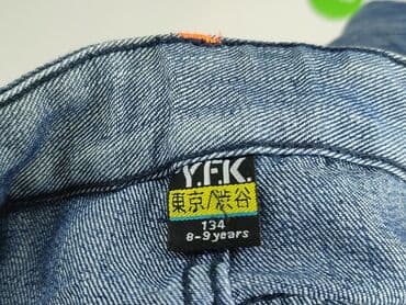 spodnie zimowe dla chłopca: Jeans, Y.F.K., 9 years, 128/134, condition - Very good — 4
