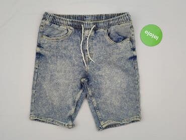 sinsay spodnie czarne z wysokim stanem: Shorts for men — 2