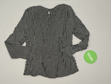 biała bluzka w czarne paski: Women's blouse, size S — 4