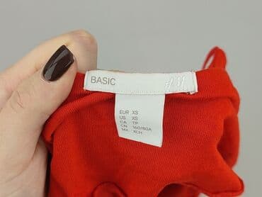 sukienka h m czerwona: H&M Basic, Sukienka damska, rozmiar XS — 4