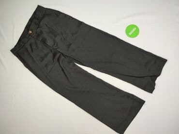 Women: Material trousers for women, size XL (EU 42) — 2