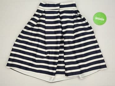 spódnice rozkloszowane granatowa: Spódnica damska, rozmiar L — 4