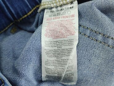 dżinsy z talią paper bag: Beloved, Szorty damskie, rozmiar L — 5