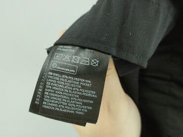 Material trousers for women, size M — 5