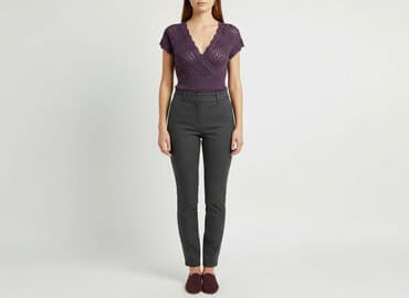 fioletowa marynarka h m: Bluzka damska, One size — 7