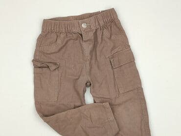 czekoladowe spodnie woskowane: Jeans, So cute, 2-3 years, 98, condition - Very good — 1