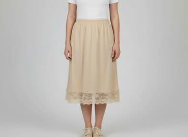 prześwitująca spódnica: Spódnica damska, rozmiar S — 5