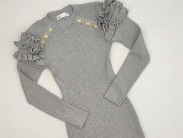 zara sukienka z prążkowanej dzianiny: Sukienka damska, One size — 1