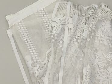 Biała firana żakardowa z kwiatowym wzorem - Materiał: lekki на lalafo.pl Biała firana żakardowa z kwiatowym wzorem - Materiał: lekki