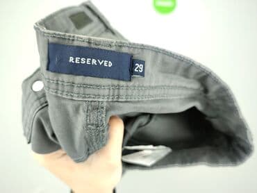 reserved koszulka w paski: Reserved, Spodnie materiałowe damskie, rozmiar M — 4
