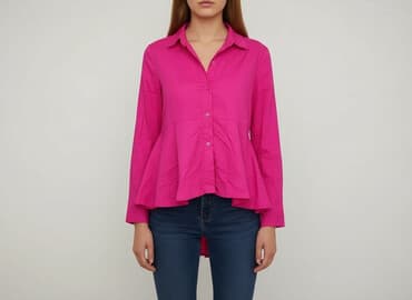 bluzki fuksja allegro: Women`s shirt, size S — 1