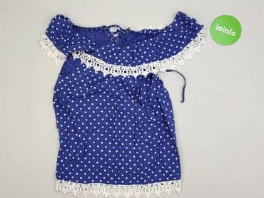 reserved sukienka niebieska w groszki: Bluzka damska, rozmiar L — 3