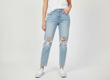 sinsay katany jeansowe: Sinsay, Jeansy damskie, rozmiar 2XS — 6