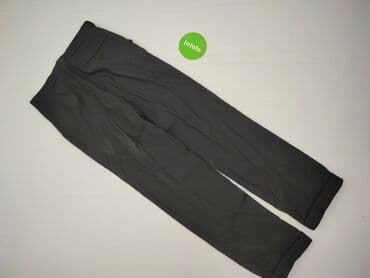 woskowane legginsy z wysokim stanem zara: Material trousers for women, size 2XL (EU 44) — 3