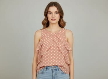 bluzka do różowych spodni: New York & Company, Top damski, rozmiar S — 7