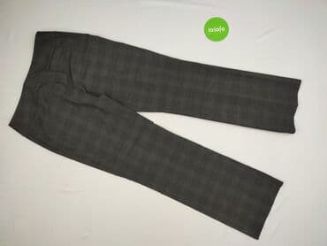 legginsy damskie plus size: Yessica, Material trousers for women, size L (EU 40) — 3