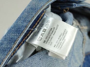 buty z minorki: Denim, Shorts for women, size M — 6