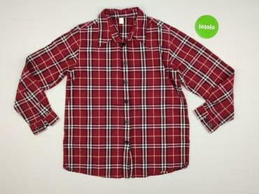 czerwone sukienki plus size: Koszula damska, rozmiar XL — 2
