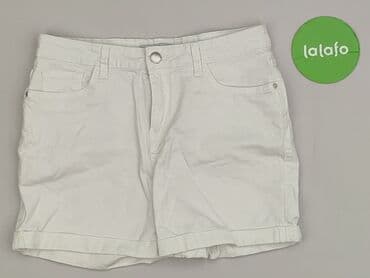 legginsy woskowane wysoki stan: Denim Co, Szorty damskie, rozmiar M — 2