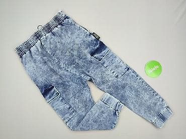 aladynki: Spodnie damskie joggery MINOUU – denimowy efekt - Model: joggery — 3