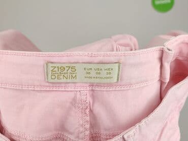 biale buty skarpetkowe: Zara, Spodnie materiałowe damskie, rozmiar M — 4